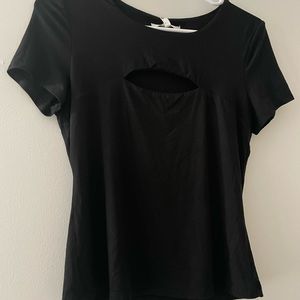 Peekaboo short sleeve Bohme top M , new with tags